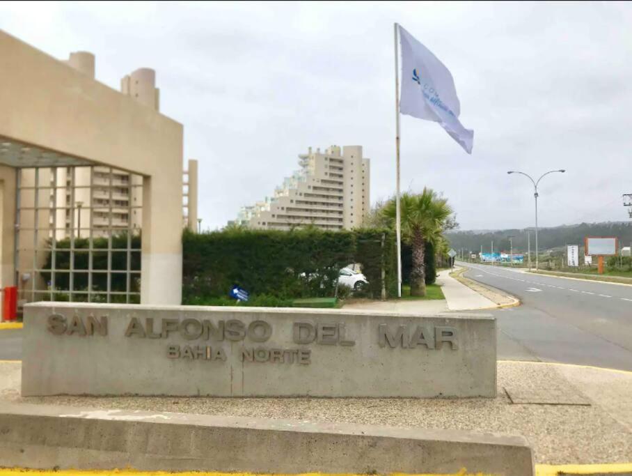 شقة San Alfonso Del Mar, Edificio El Faro, Algarrobo. المظهر الخارجي الصورة